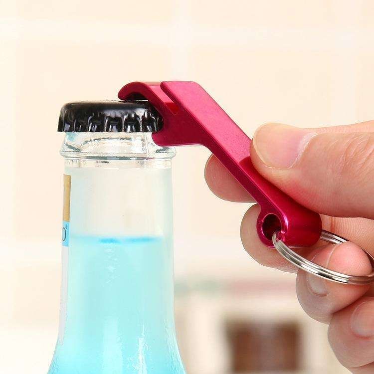 5-Pack Multi-Color Bottle Opener Cap Opener Can Opener Keychain V1237-ZY-506-0346