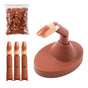 Practice Finger with Tips Nail Training Finger, Brown V1237-ZY-506-0348