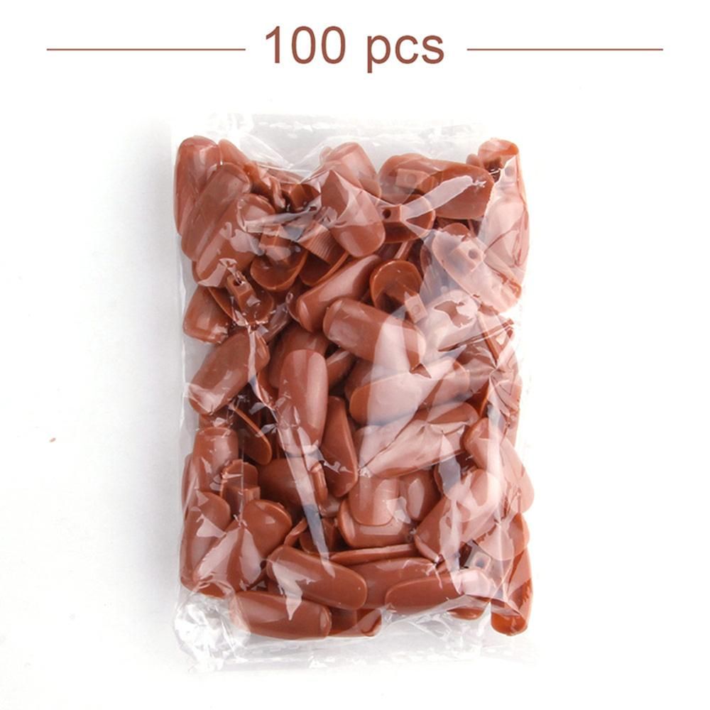 Practice Finger with Tips Nail Training Finger, Brown V1237-ZY-506-0348