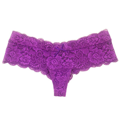 6-pack Half-string Lace Panties, 6 Colors V1237-ZY-506-0355