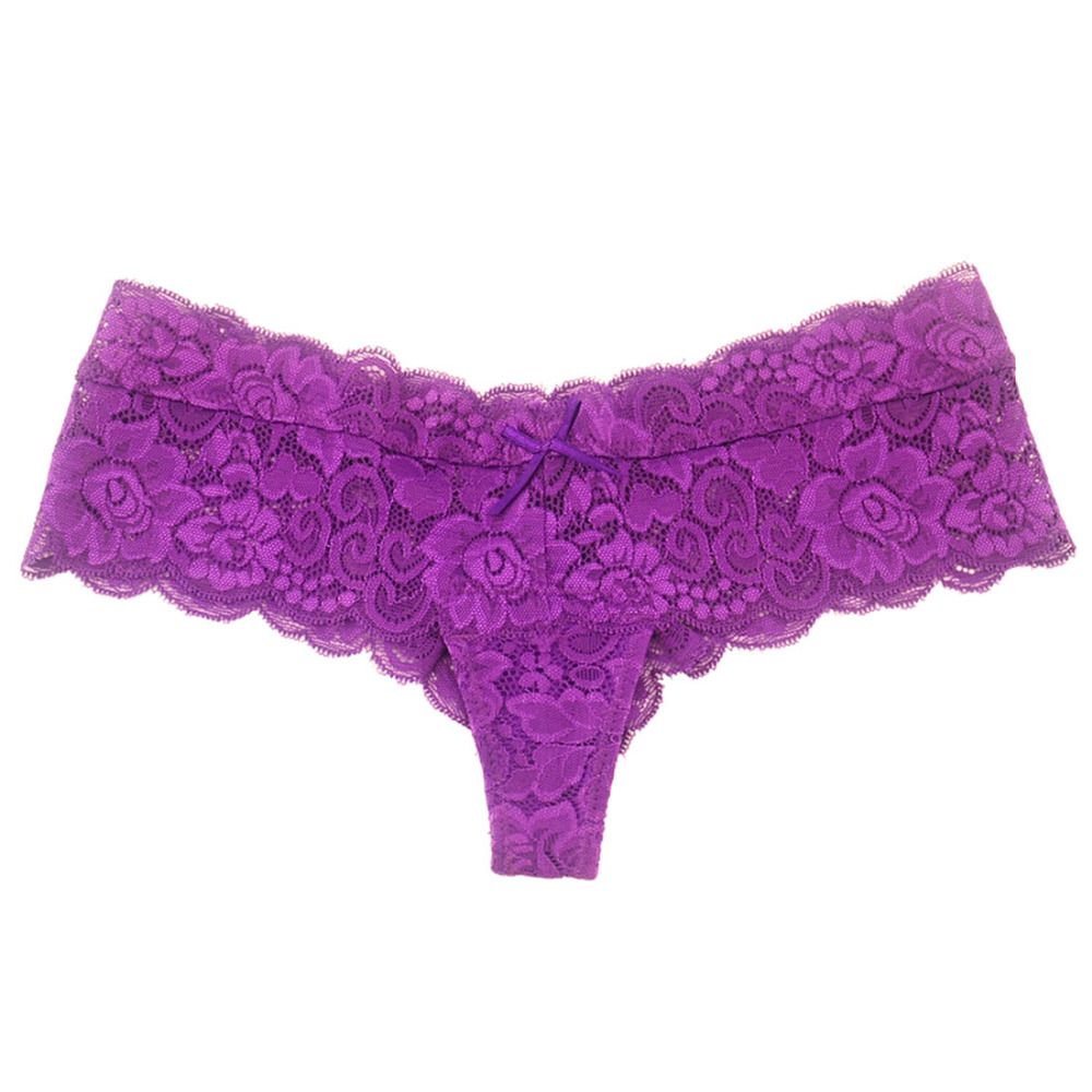 6-pack half-string lace panties, 6 colors V1237-ZY-506-0356