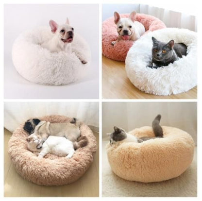 Fluffy Dog Bed Cat Bed 70cm, Dark Grey V1237-ZY-506-0357
