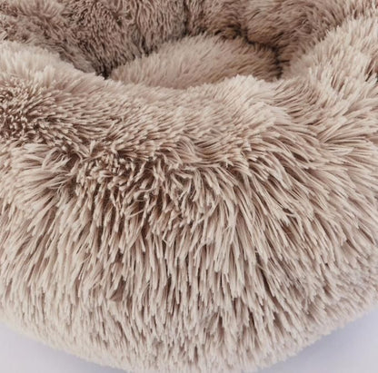 Fluffy Dog Bed Cat Bed, 60cm Light Brown V1237-ZY-506-0361