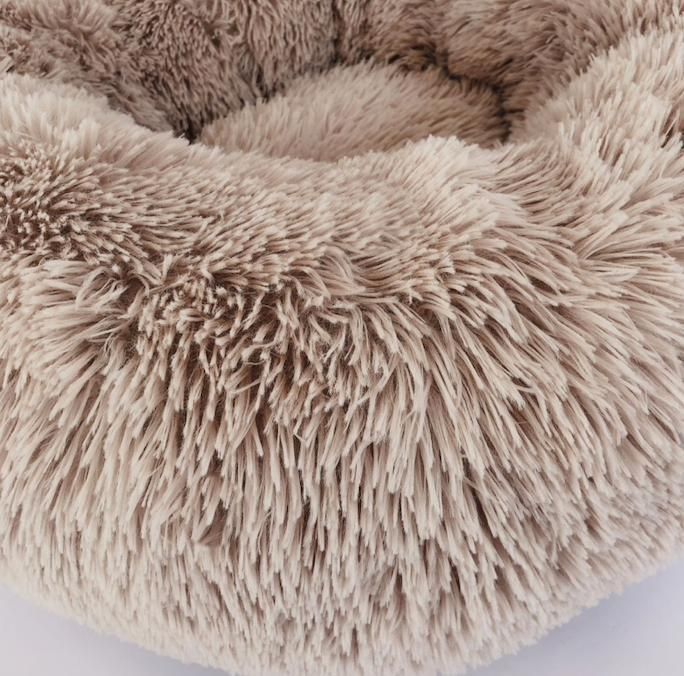 Fluffy Dog Bed Cat Bed, 70cm - Light Grey V1237-ZY-506-0363