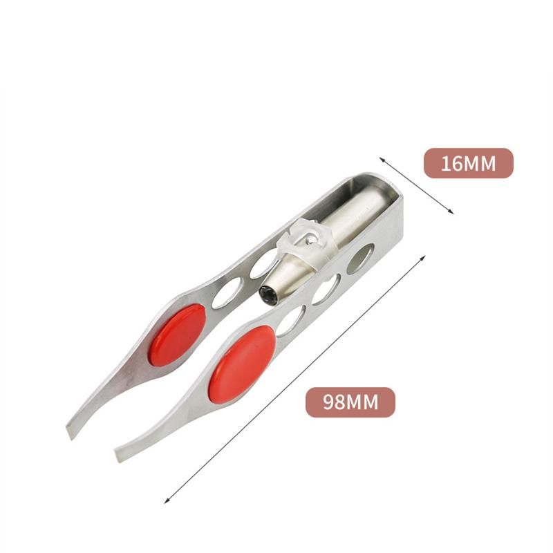 LED Tweezers Silver, 12.5cm V1237-ZY-506-0366