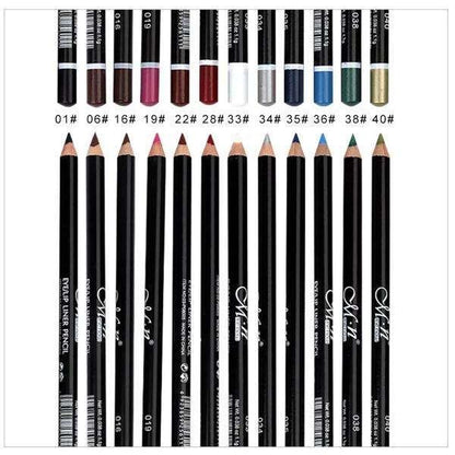 12pcs MultiColor Eyeliner Lipliner Eye Pencil Lip Pencil Makeup V1237-ZY-506-0367