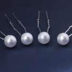 20 Pcs Wedding Hairpins with Pearls in White V1237-ZY-506-0375