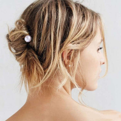 20 Pcs Wedding Hairpins with Pearls in White V1237-ZY-506-0375