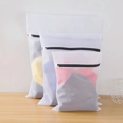2pcs White Laundry Bags for Underwear, 40 x 50 cm V1237-ZY-506-0376
