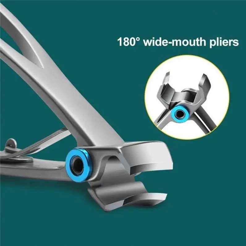 Nail Clippers for Thick Nails Silver, Avoid Complicated Trimming V1237-ZY-506-0383