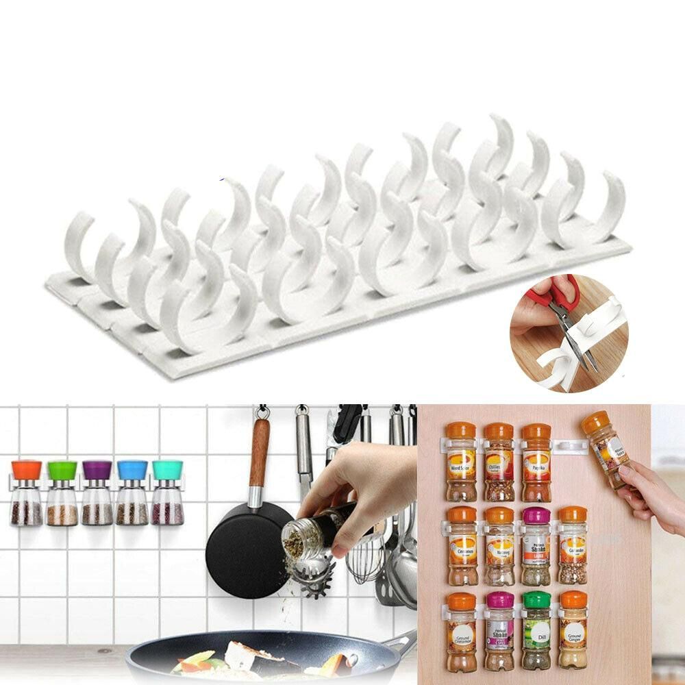 20 Spice Rack, White V1237-ZY-506-0386
