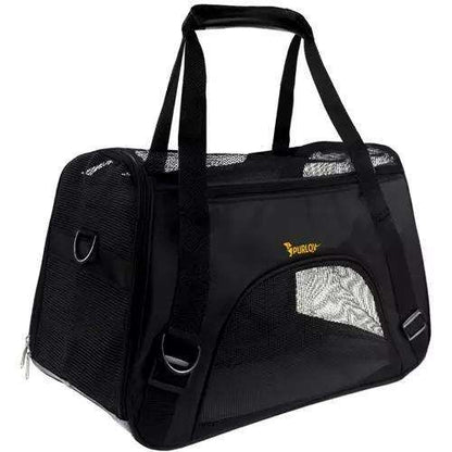 Pet Carrier Transport Bag, Black - Safe and Comfortable for Pets V1237-ZY-506-0387