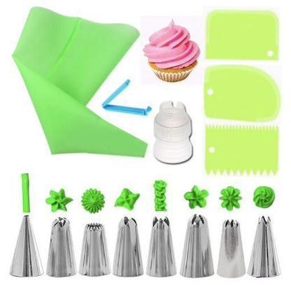 14-Piece Purple Tulle Set, Liquor Bag Tweezers Dough Scraper V1237-ZY-506-0389