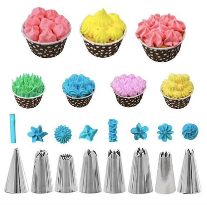 14-Piece Purple Tulle Set, Liquor Bag Tweezers Dough Scraper V1237-ZY-506-0389