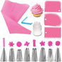 Blue Tulle Set with Liquor Bag, Liquor Tweezers, and Dough Scraper, 14 Pieces V1237-ZY-506-0390