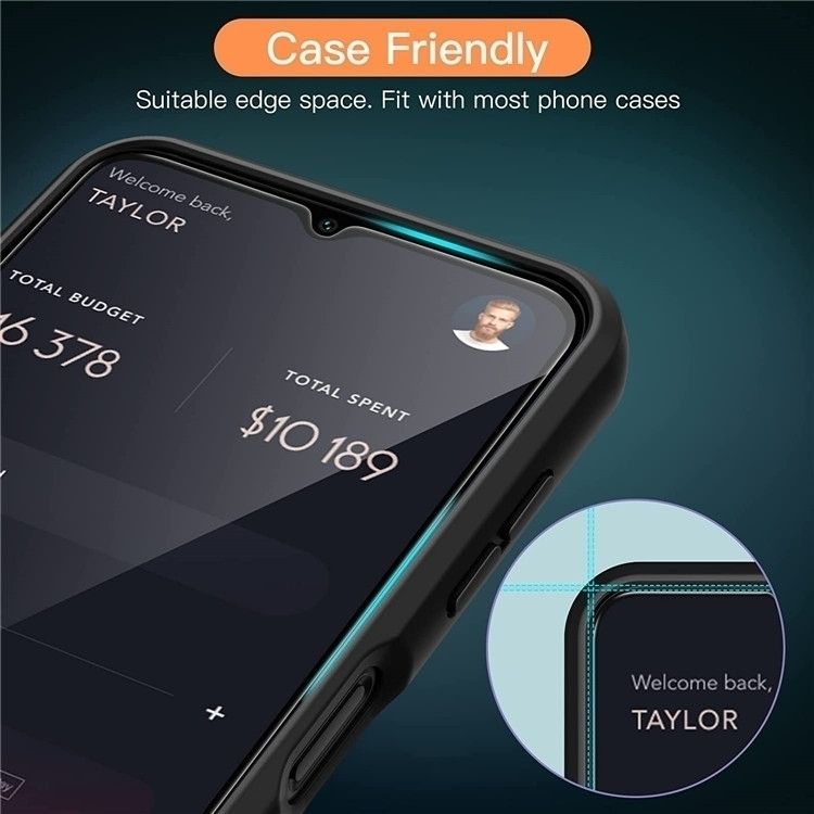 2pcs Tempered Glass Screen Protector for Samsung Galaxy A52S, Transparent V1237-ZY-506-0391