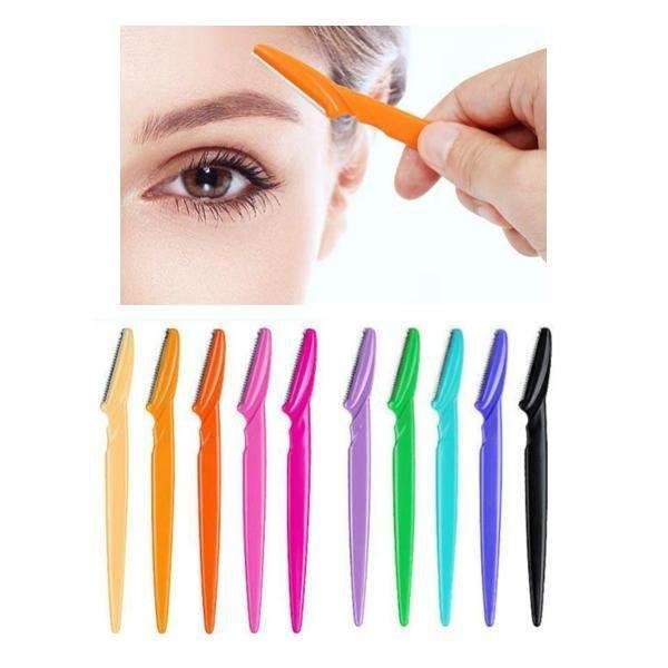 6-pack MultiColor Eyebrow Beard Knife Trimmer, 1.2mm V1237-ZY-506-0405