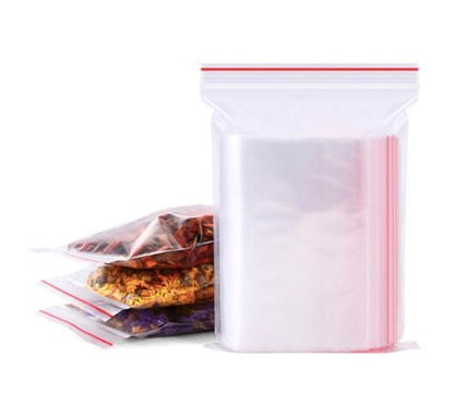 100-Pack 4x6cm Ziplock Bags Transparent V1237-ZY-506-0407