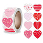 500pcs Love Heart Cartoon Stickers, MultiColor V1237-ZY-506-0408