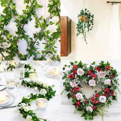 6m Ivy Garland, Green, Maintenance Free V1237-ZY-506-0410