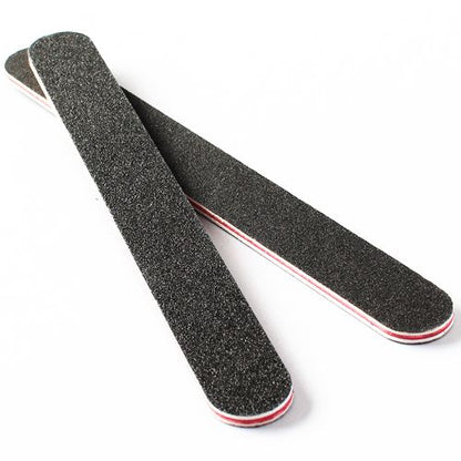 3pcs Straight Double-Sided Files 100/180 Grit, Black V1237-ZY-506-0411
