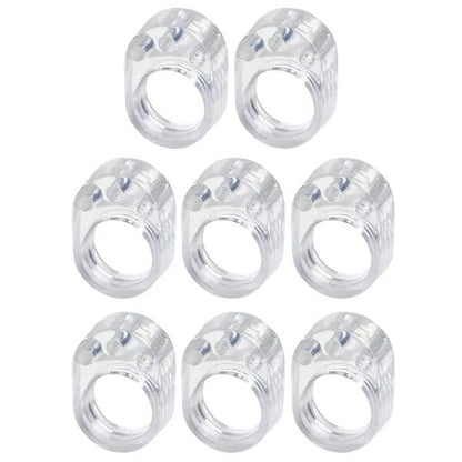 8-Pack Clear Door Handle Stops, 1.57\ V1237-ZY-506-0415