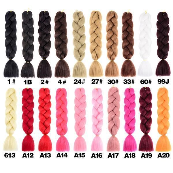 Pastel Blue Six Giant Braids, Gradient Reggae Braids V1237-ZY-506-0425