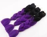 6 Giant Gradient Reggae Braids, Dark Red V1237-ZY-506-0432