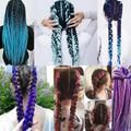 White Giant Reggea Braids, 6 Gradient Braids V1237-ZY-506-0433