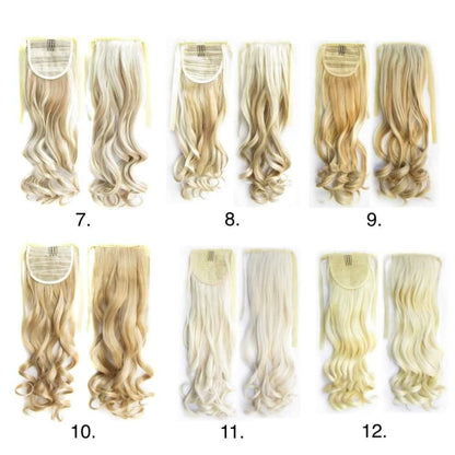 12 Ponytail Hair Extensions, Multiple Colors V1237-ZY-506-0451