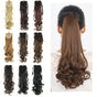 12 Colors Clip in Ponytail Hair Extension Curly, 2 V1237-ZY-506-0455