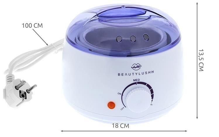 Wax heater for hair removal, white V1237-ZY-506-0460