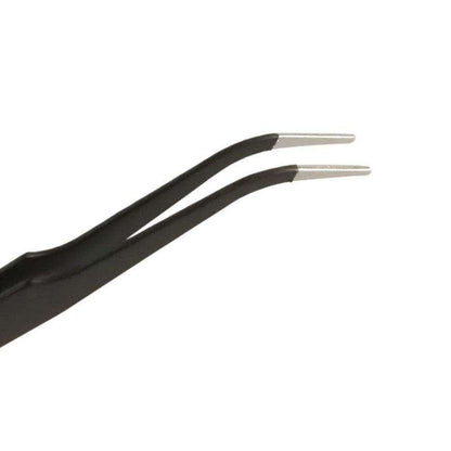 Black Tweezers for Nail Decorations and Eyelash Extensions V1237-ZY-506-0461
