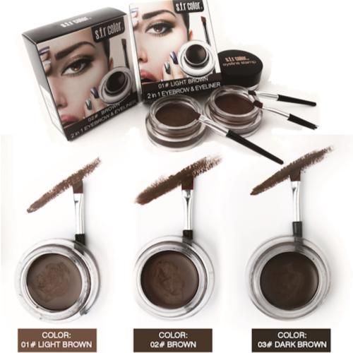 Eyebrow Pomade and Eyeliner 2in1 in Brown V1237-ZY-506-0464
