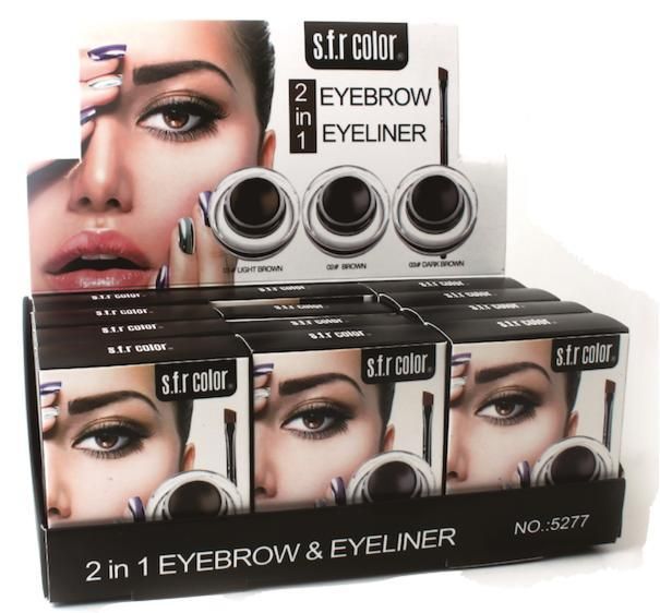 Eyebrow Pomade and Eyeliner 2in1 in Brown V1237-ZY-506-0464
