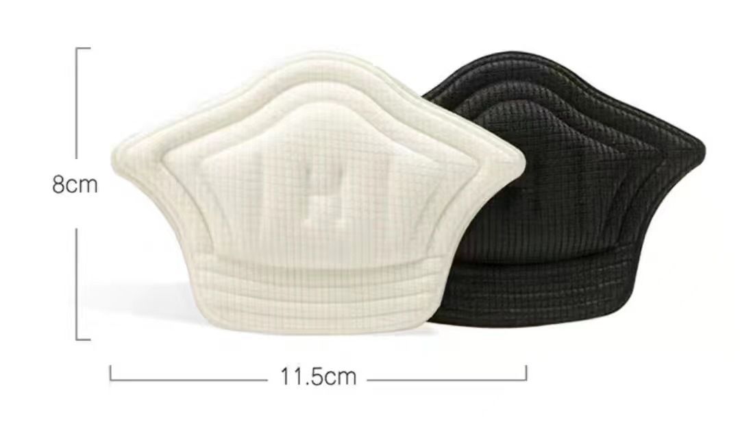 Heel Inserts, 1 Pair, Soft Effective Shoe Inserts, Black V1237-ZY-506-0467