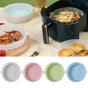 2-Pack Pink Silicone Air Fryer Pot & Baking Tray, Compatible with Most Air Fryers V1237-ZY-506-0471