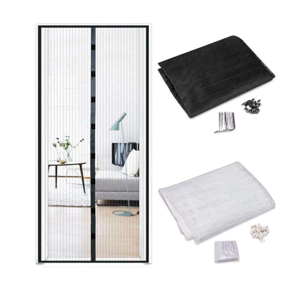 100x210cm White Insect Screen Door - Mosquito Net for Insect Protection V1237-ZY-506-0475