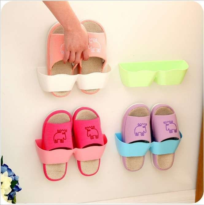 4 pcs Self-Adhesive Shoe Holders, MultiColor V1237-ZY-506-0478