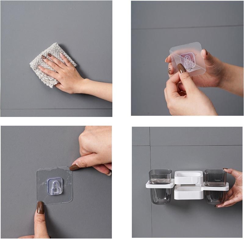 White Multifunctional Toothbrush Holder and Organizer V1237-ZY-506-0479