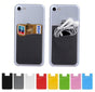 2-Pack Universal Self-Adhesive Mobile Wallet Card Holder, White V1237-ZY-506-0481