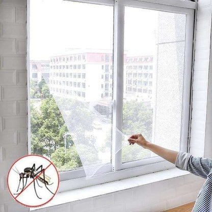 Mosquito Net White 130x150cm Cuttable, for Windows V1237-ZY-506-0498