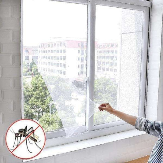 Mosquito Net White 130x150cm Cuttable, for Windows V1237-ZY-506-0498