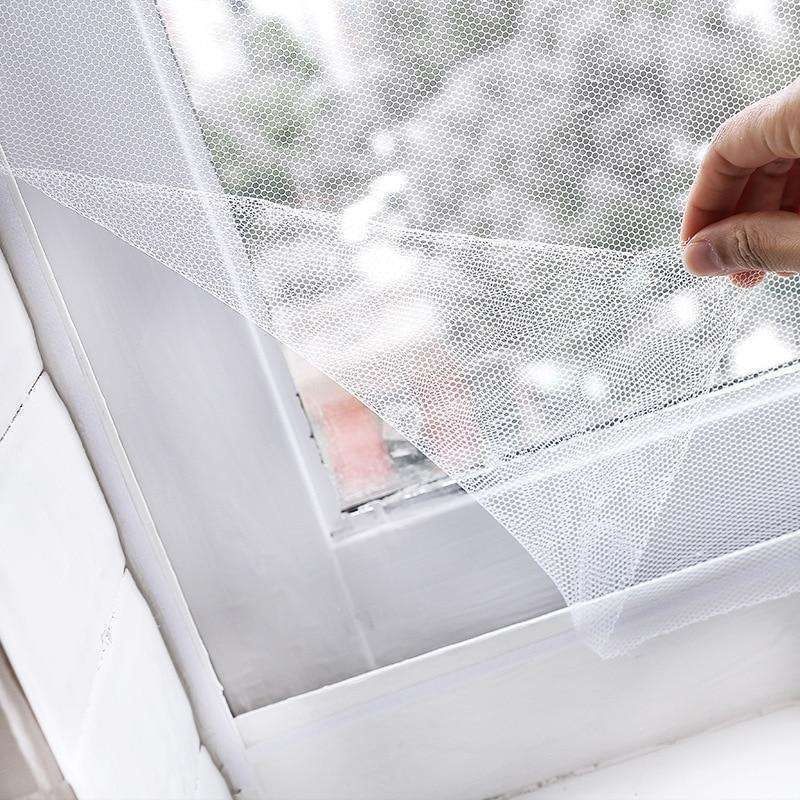 Mosquito Net White 130x150cm Cuttable, for Windows V1237-ZY-506-0498