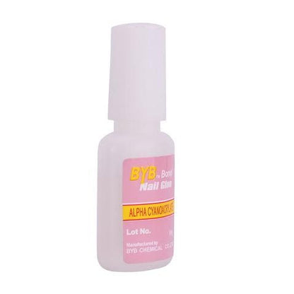 3pcs Nail Glue with Brush, 10g, Super Grip Tip Glue V1237-ZY-506-0504