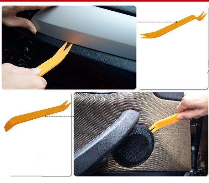 4-pack Car Panel Removal Tools, Orange V1237-ZY-506-0508