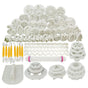 68pcs Baking Tools, Cake Decorating Utensils, White V1237-ZY-506-0509