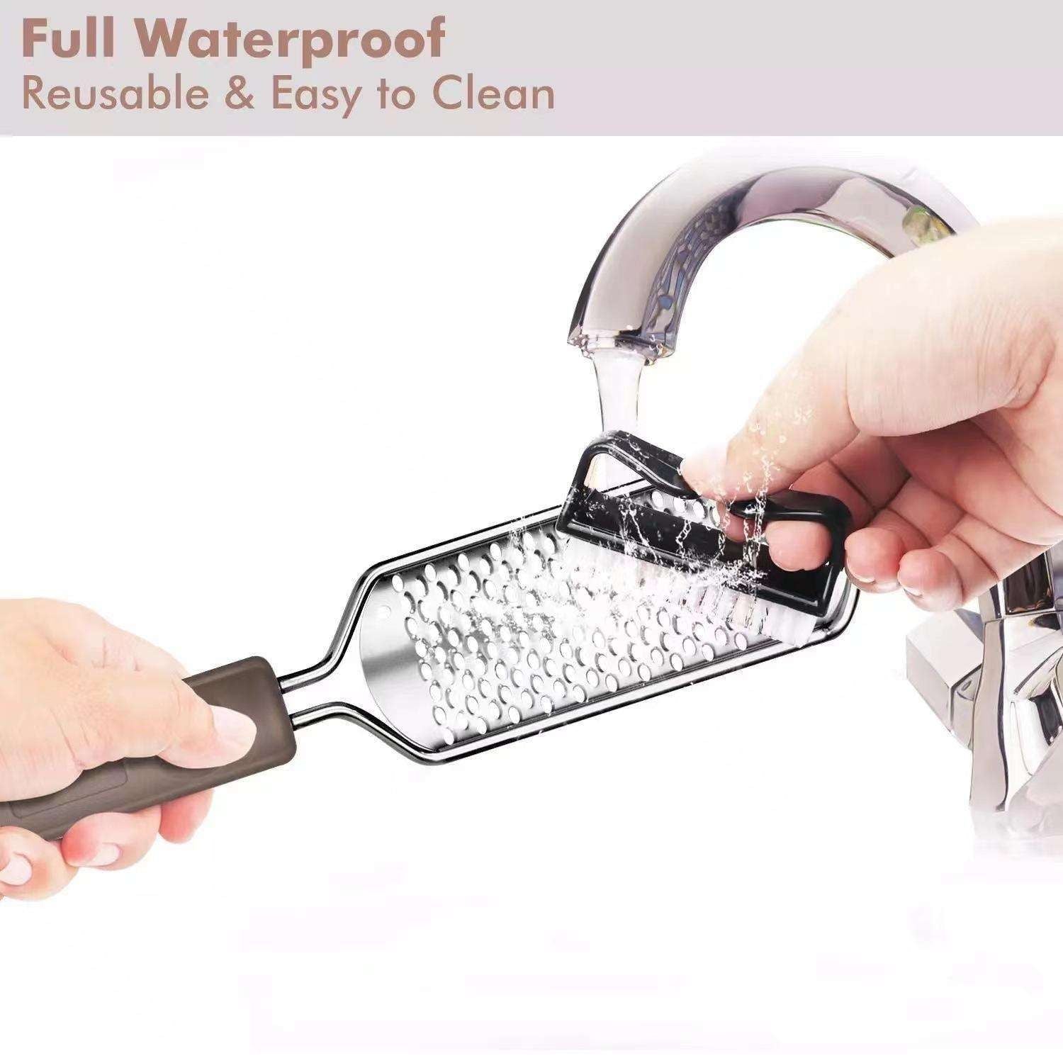 Black Stainless Steel Foot File, Smooth Feet With Style V1237-ZY-506-0514
