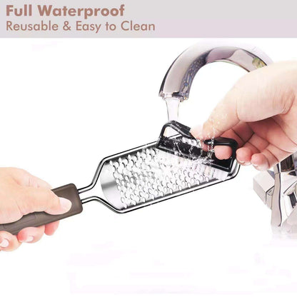 Black Stainless Steel Foot File, Smooth Feet With Style V1237-ZY-506-0514