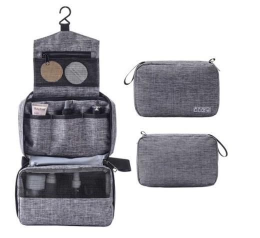 Hanging Toiletry Bag for Travel, Black V1237-ZY-506-0517